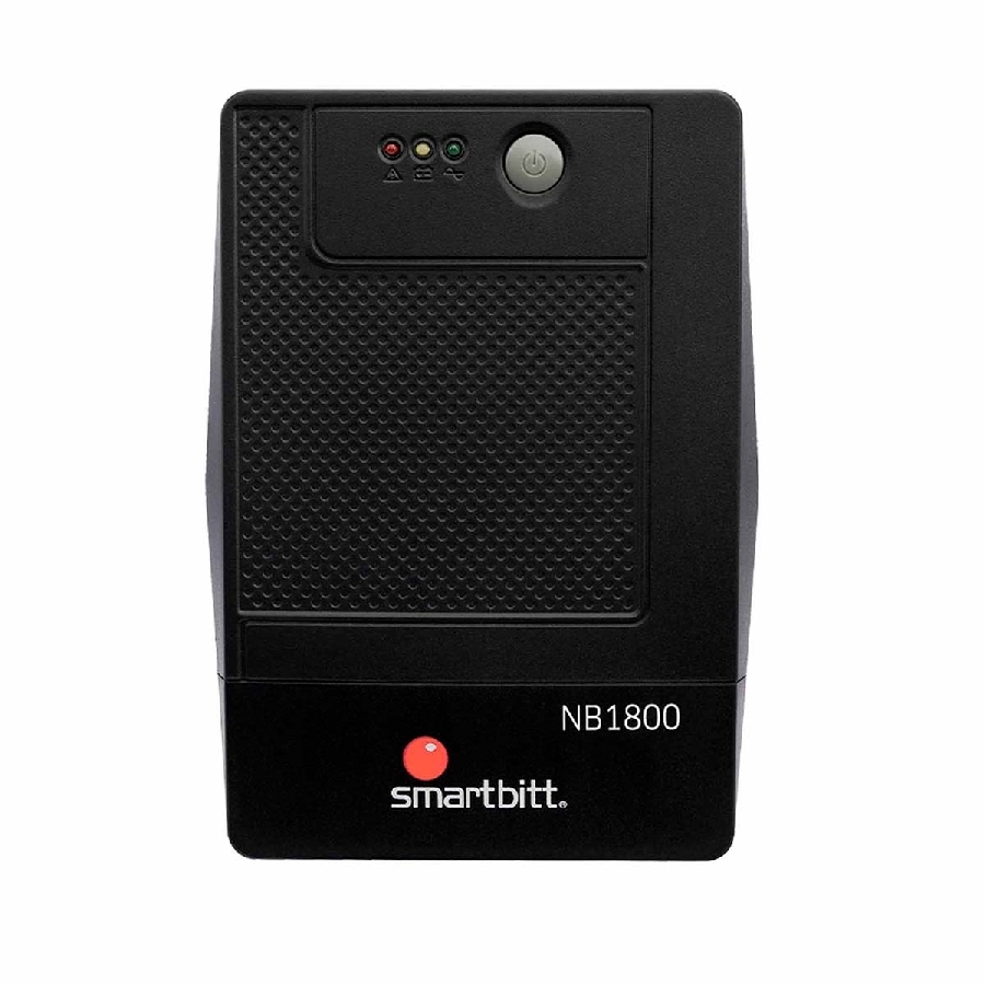 No-Break Smartbitt 1800Va/900W, Clavija Nema 5-15P, 8 Contactos, Tipo Nema 5-15R, 4 Con Respaldo De Bateras, Regulacion Y Supresion De Picos Y 4 Con Regulacion Y Supresion De Picos, Rj11 Y Usb