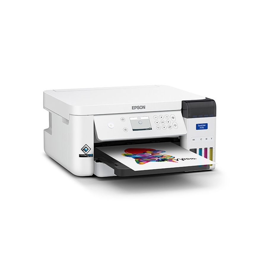 Plotter Epson Surecolor F170 Sublimacion, Impresora, A4, Usb, Wifi, Ethernet Red, 4 Tintas, 1200 X 600 Ppp