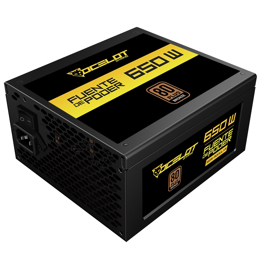 Fuente De Poder Ocelot Gaming - Tipo Atx 650W Semi Modular Certificacion 80 Bronce