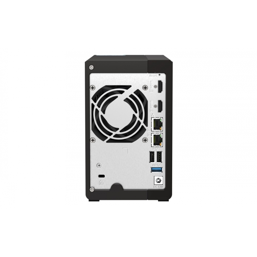 Nas Qnap Ts-253E-8G / 2 Bahias / Torre / Intel Celeron 4Nucleos 2.6Ghz / 8Gb Ram Ddr4 / Lan 2,5Gbe2 / Wake On Lan / Hdmi2 / Usb 3.22 / Usb 2.0 2 / Soporta M.2 22802 / No Incluye Discos