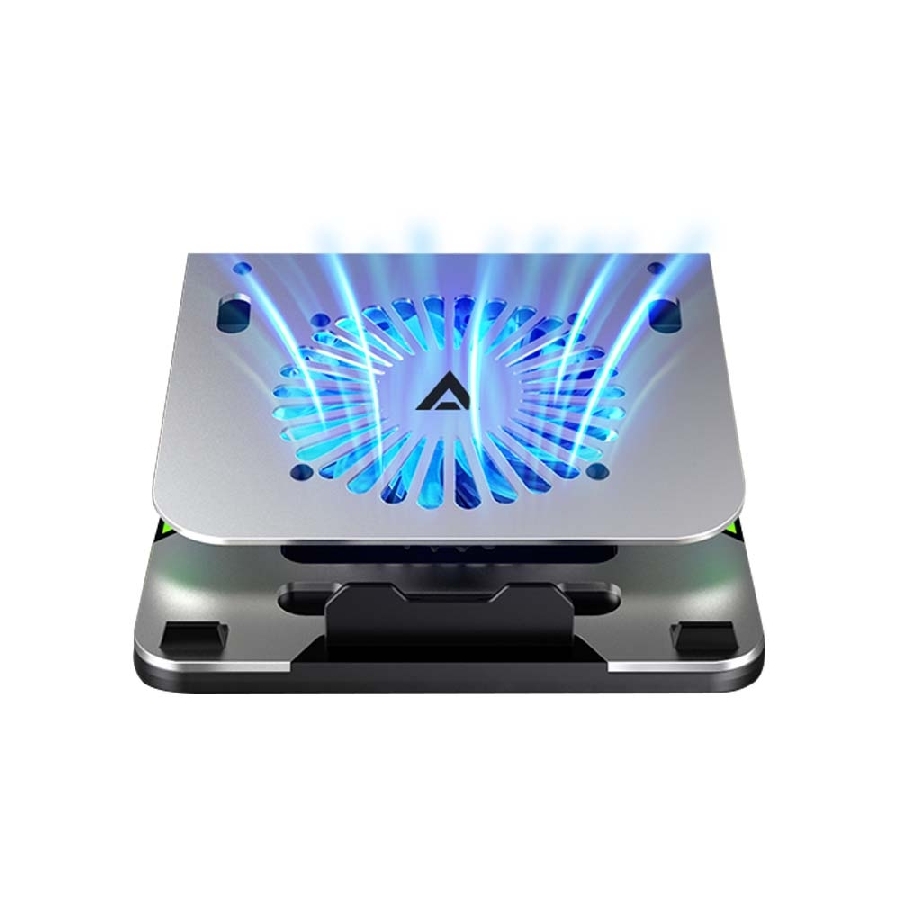 Base Enfriadora Acteck Froost Ex Be650 / 4 Puertos Usb / 16 Pulgadas / Peso 0.750 G /1 Ventilador / Aluminio / Antiderrapante / Rgb / Ac-936156