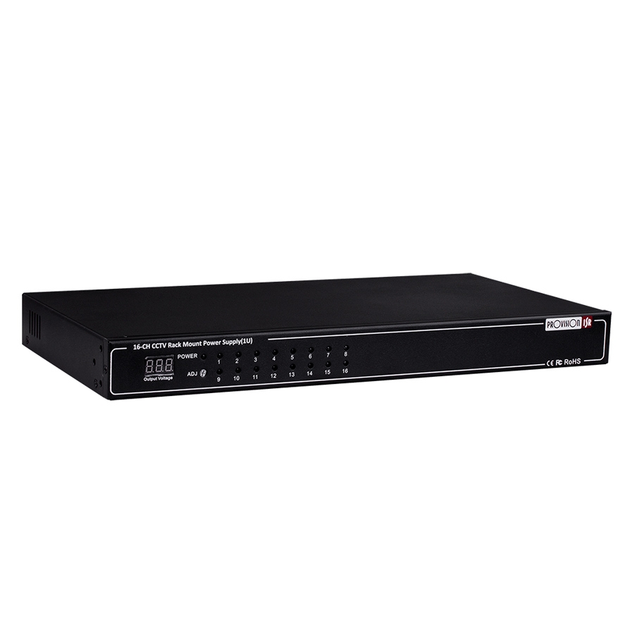 Fuente De Poder Centralizada / Provision Isr / Pr-20A16Ch(1U) / 16 Canales 12V/20A Para Rack 1U