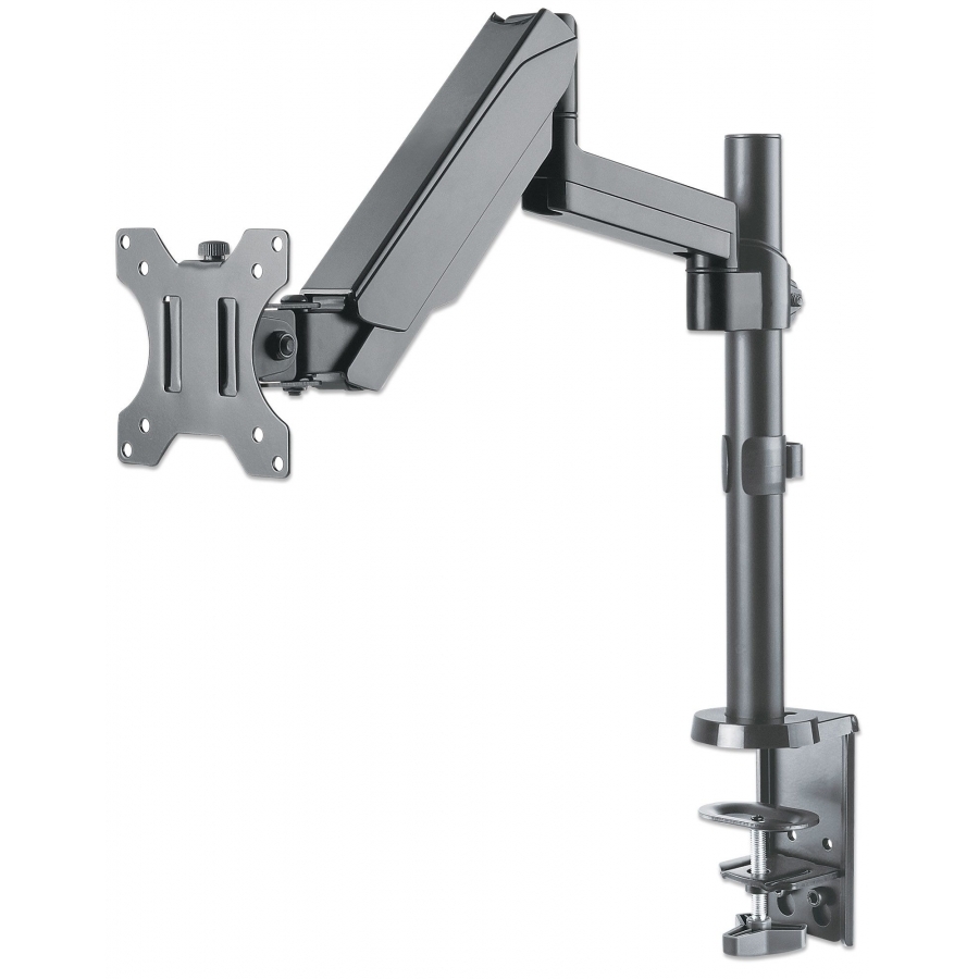 Soporte Monitor,Manhattan,461580, P/1 Monitor 17 A 32 Escritorio, Piston, Brazo Largo