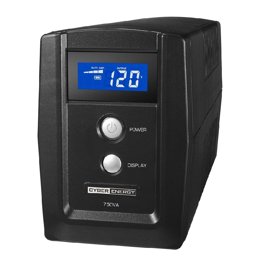 No Break Cyberpower (Om750Atlcd) 750Va / 300W, Interactivo, Torre, 6 × Nema 5-15R, 3 Respaldo Y 3 Supresión, 2 Años De Garantía En Equipo, 1 Año En Baterías.
