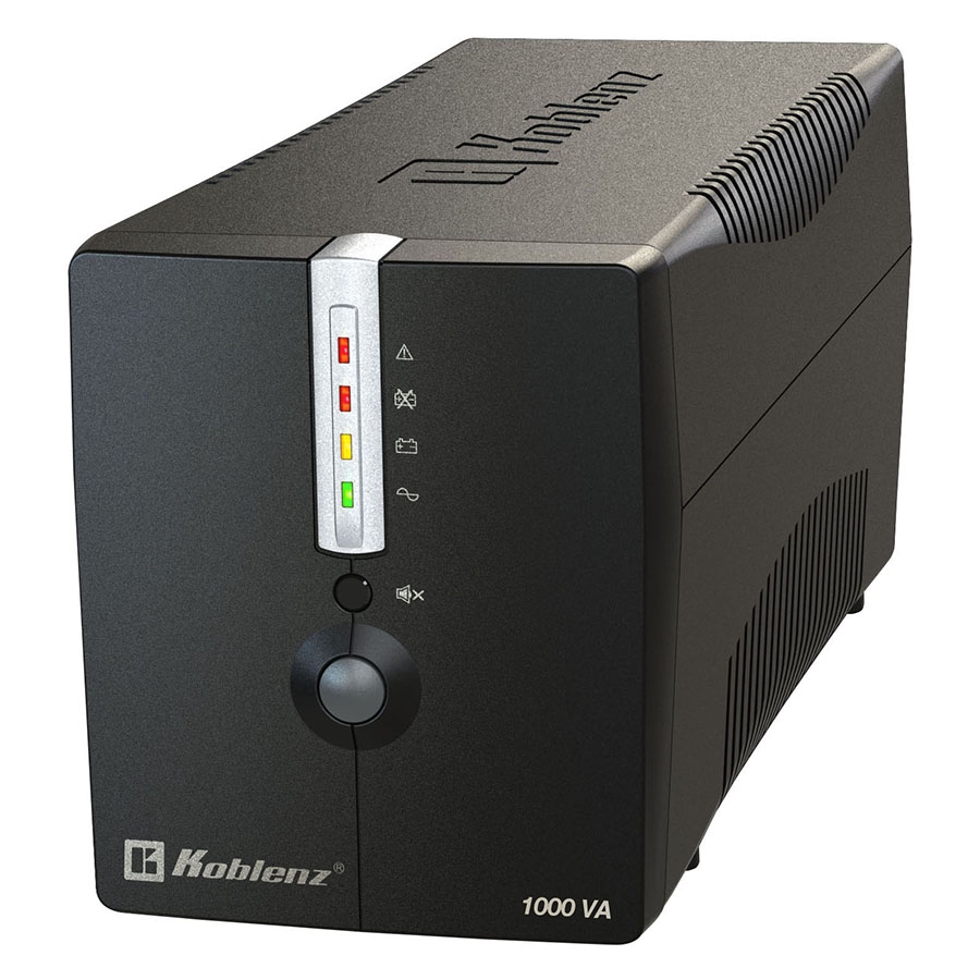No Break Koblenz 10017, 1000Va / 500W, Linea Pro, 8 Cont, Usb, Rj11, 450 Joules, Hasta 60 Min.
