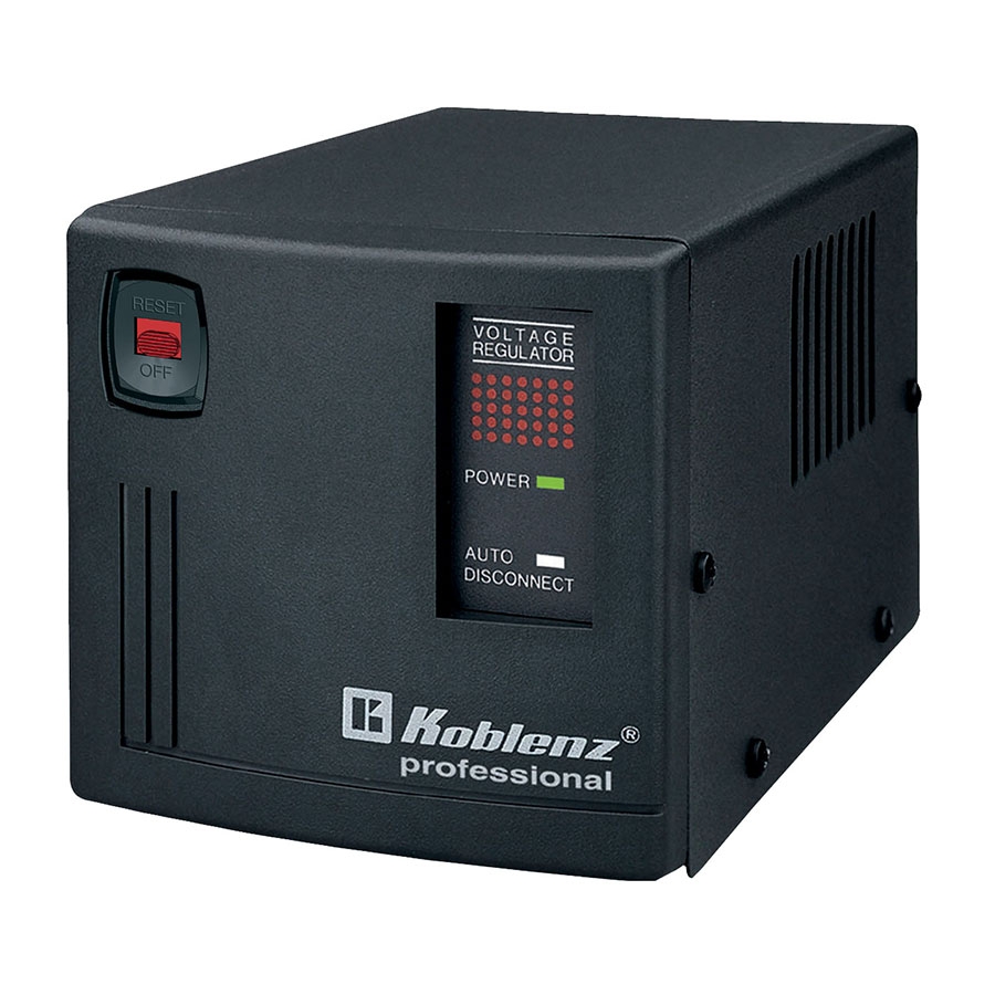 Regulador De Voltaje Koblenz Er-2550, 2500 Va / 2000 W, 6 Contactos Nema 5-15R, Luz Led, Encendido/ Apagado De Uso Rudo. 7 Años De Garantía Sku 00-1560-2