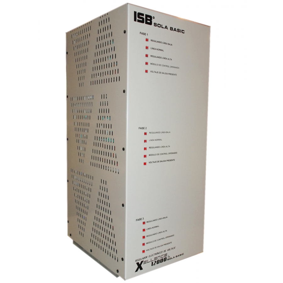 Regulador Electronico De Voltajesola Basic Isb Xellence 12000 3 Fases 220/127Vca