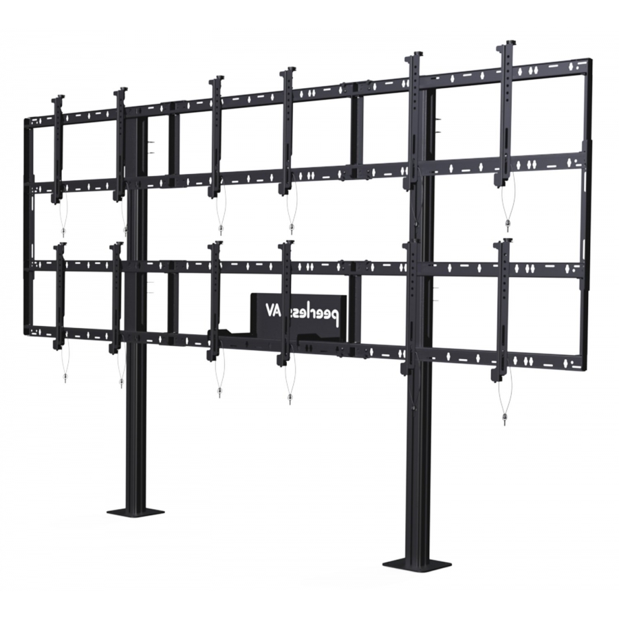 Soportes Video Wall Peerless Ds-S555-3X2 Fijo Para Monitores De 46 A 55 Capacidad Hasta 272 Kg