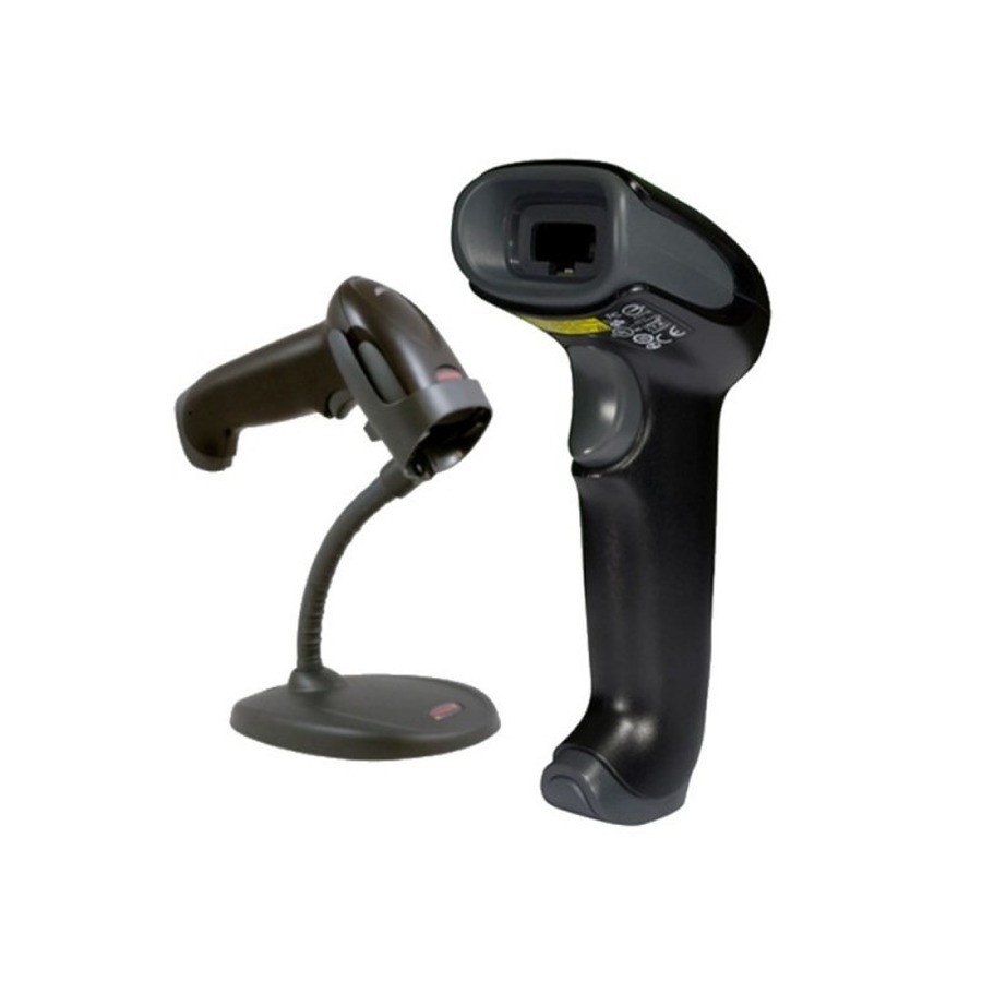 Lector De Codigo De Barras Honeywell Voyager 1250G, Laser 1D, Usb, Negro, Alcance 447 Mm, 100 Lecturas Por Segundo, Incluye Base