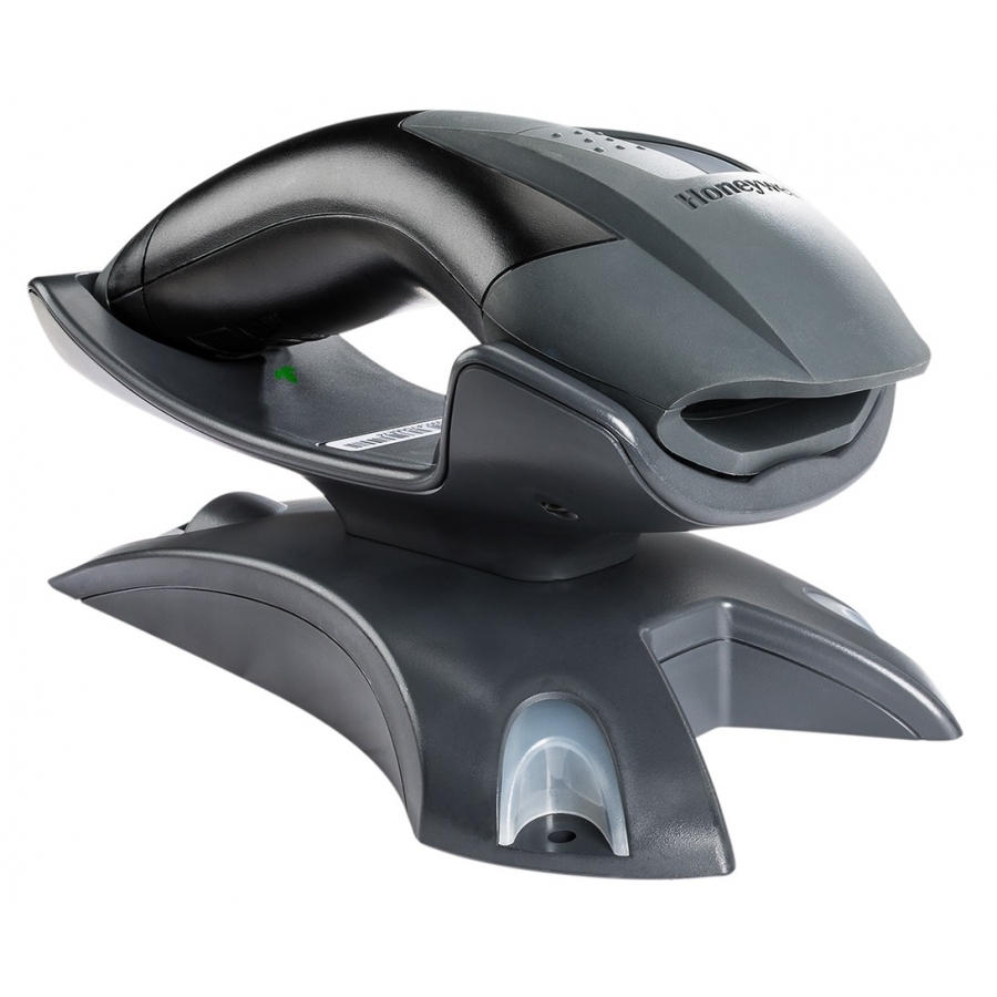 Lector De Codigo De Barras Honeywell Voyager 1202G-2Usb-5, Inalambrico, Laser 1D, Bluetooth, Usb, Negro, Alcance 305 Mm, 100 Lecturas Por Segundo, Incluye Base De Comunicacion
