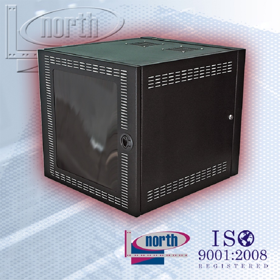 Gabinete North System Montaje En Pared 9 U.R. C/E Incluye Equipo Negro Texturizado. **No Incluye Flete**