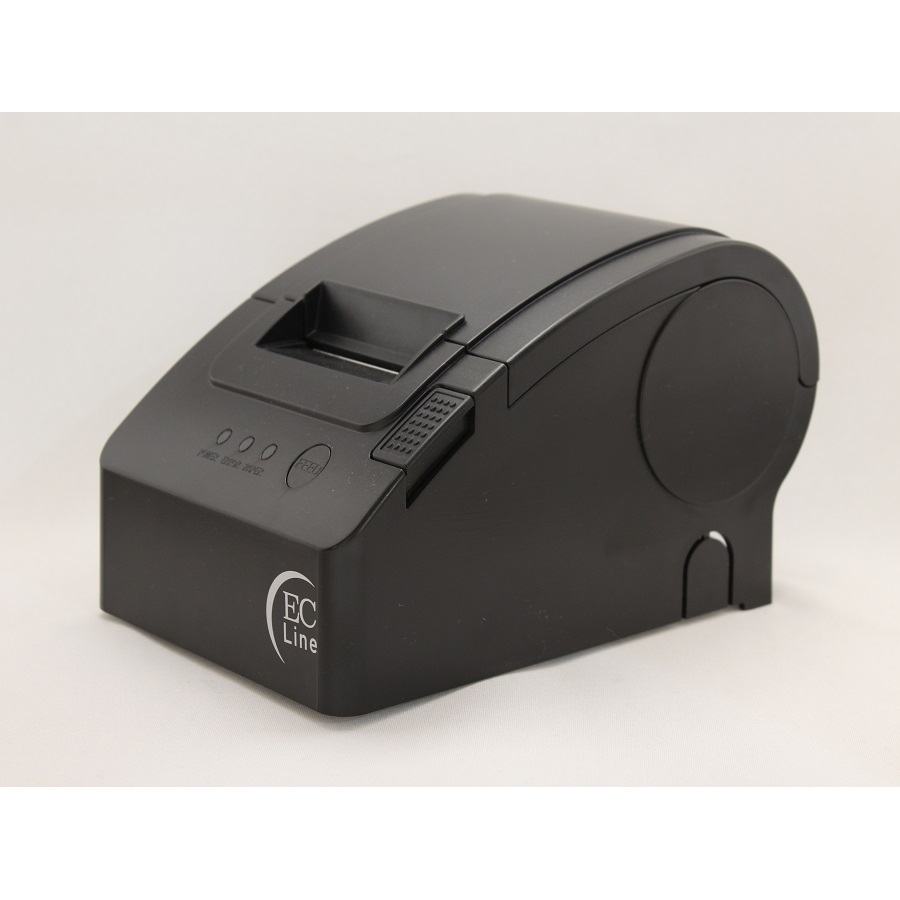 Miniprinter Ec Line Ec-Pm-58110, Negro, Termica, 58 Mm, Usb, Serial, Rj11, Corte Manual, 110 Mm/Seg