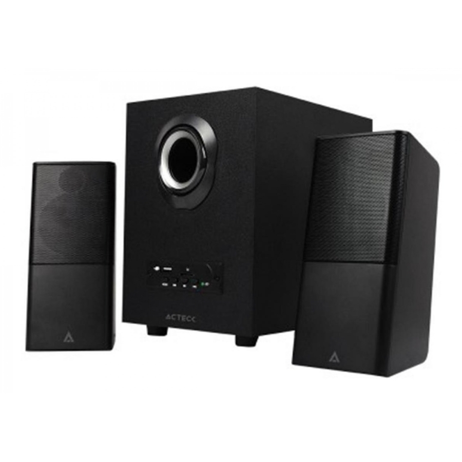Bocinas Acteck Hear As480 / Alambrico / Con Subwoofer / Surround 2.1 / Sd, 3.5 Mm, Usb, Bt / 3W - 10W / Control De Volumen / Negro / Ac-922067