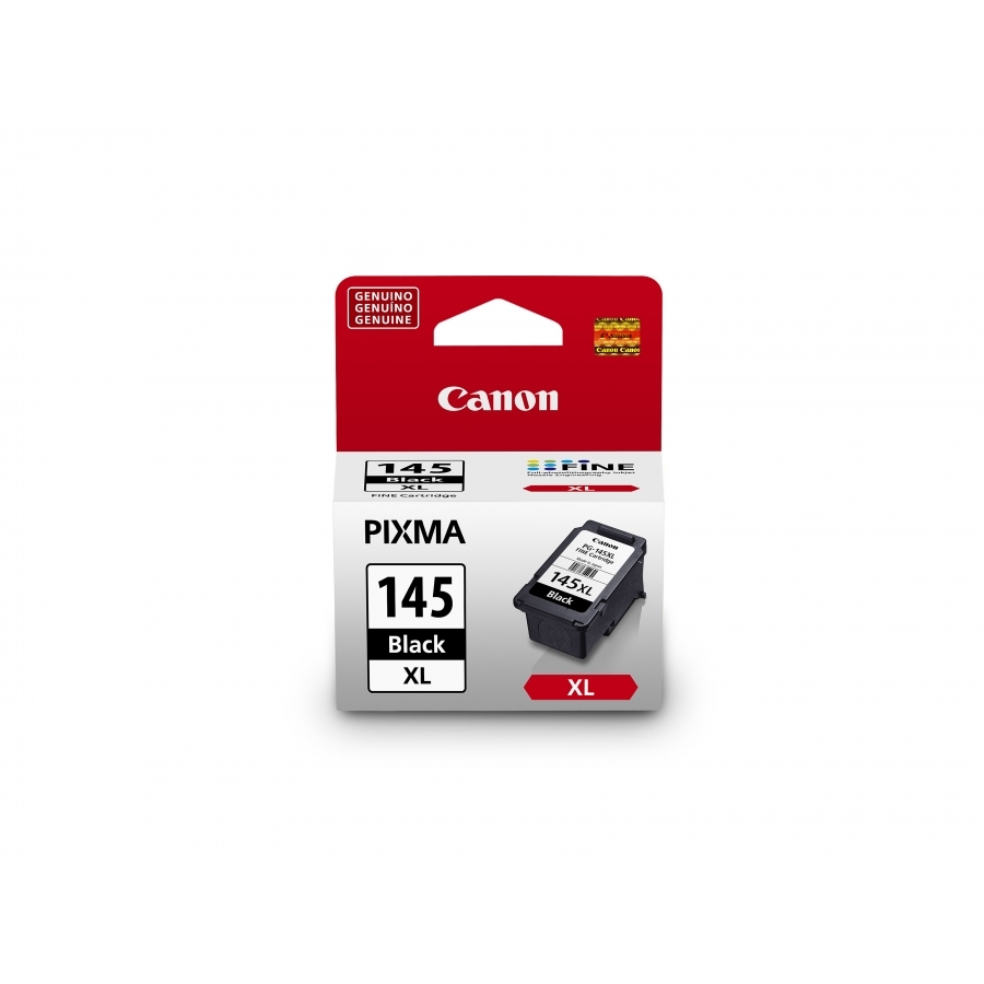 Cartucho Canon Pg-145 Xl Negro,Rendimiento 300 Paginas,Compatible: Mx491,Mg2410,Mg2510,Mg2910,Mg3010,Ts3110,Ip2810