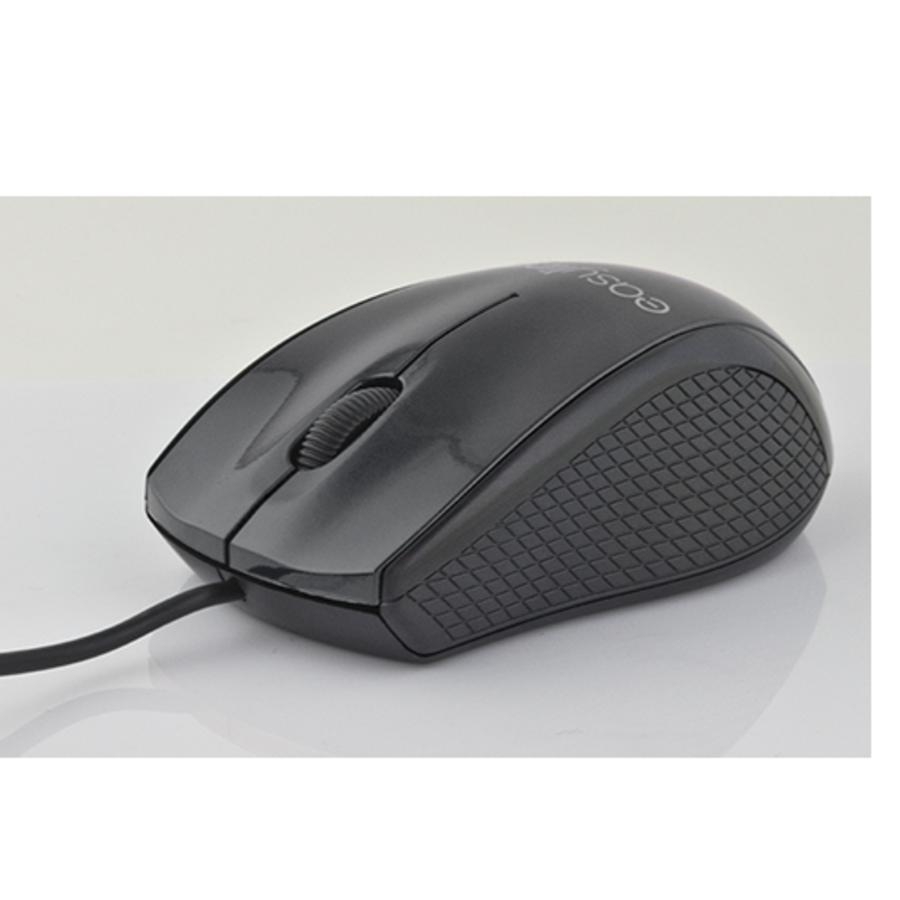 Mouse Alambrico Optico 1000 Dpi Conector Usb Win Xp/Vista/7/8/10/11/Mac Os X Easy Line By Perfect Choice - Negro