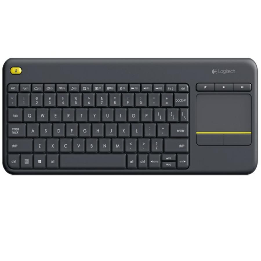 Teclado Logitech K400 Plus Inalambrico Con Touch Pad Mini Usb Unifying Pc/Android/Chrome