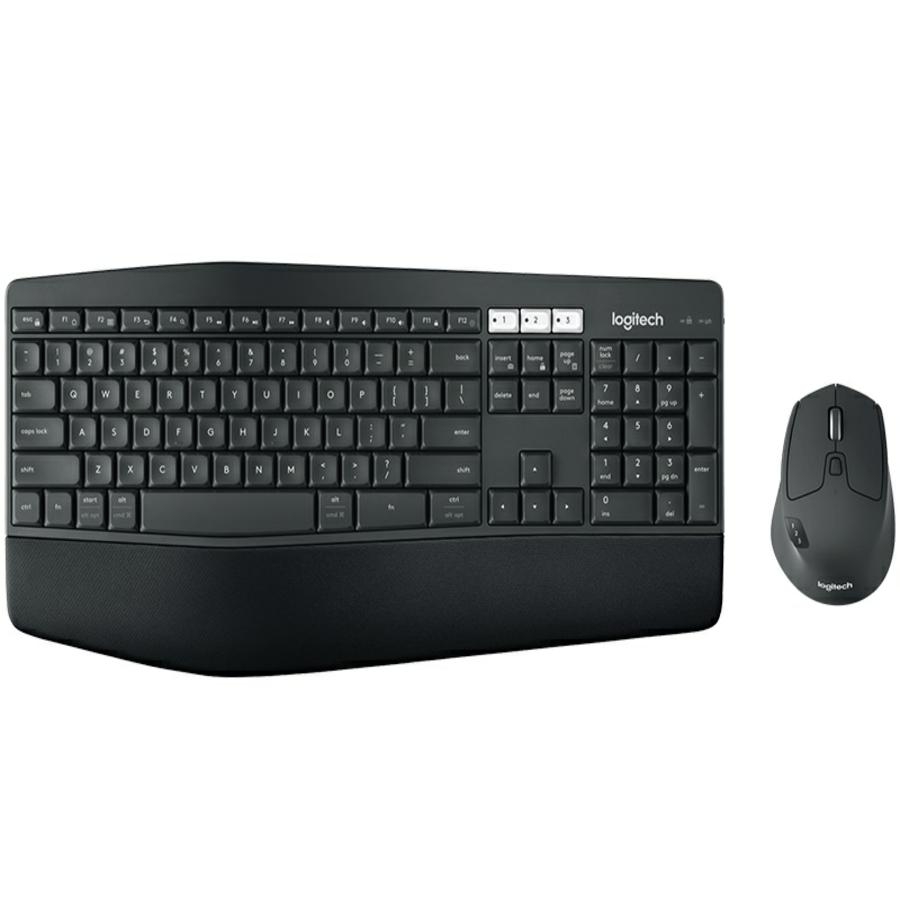 Teclado/Mouse Logitech Mk850 Performance Inalambrico Bt Usb Unifying Multidispositivo Negro