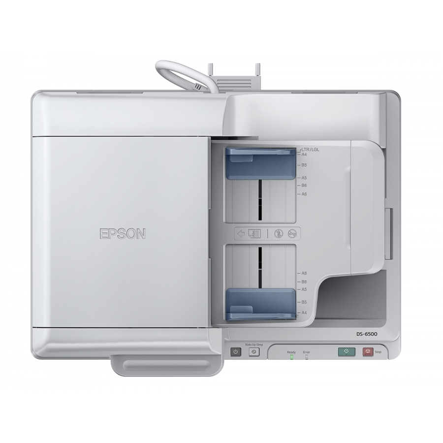 Escaner Epson Workforce Ds-6500, 25 Ppm/50 Ipm, 1200 Dpi, 48 Bits, Cama Plana, Usb, Adf, Duplex