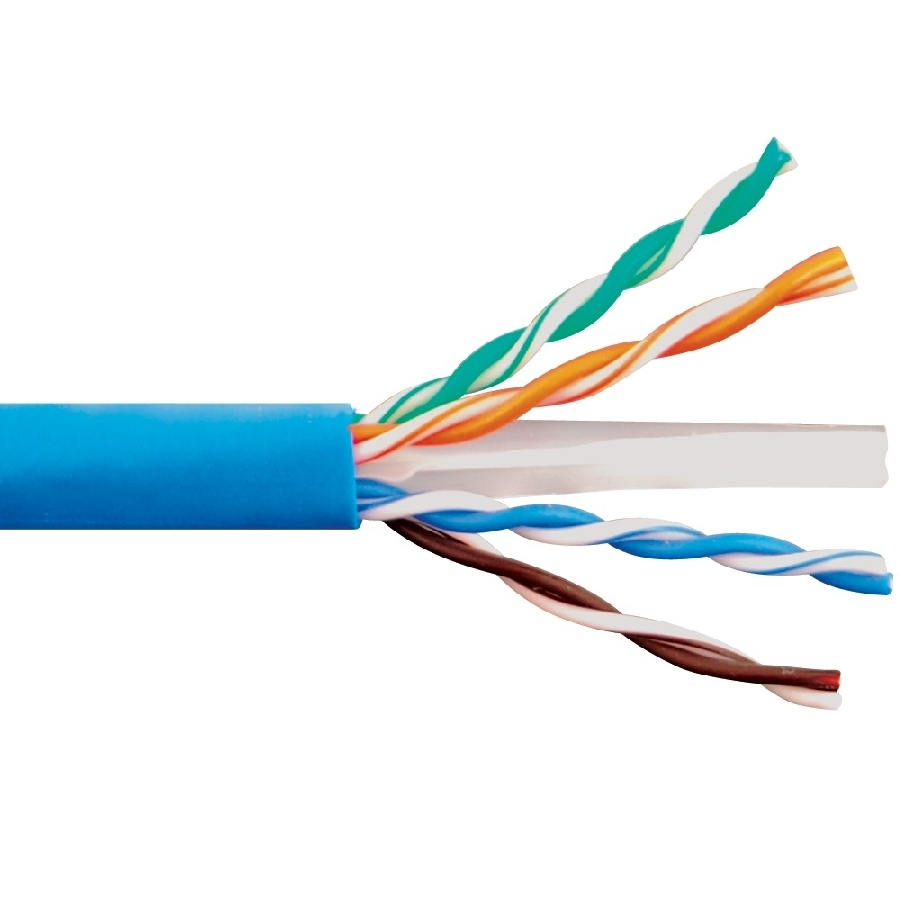 Bobina De Cable Condumex Cat5E Utp Bravo Twis Cm 100% Cobre 24 Awg 305 Mts Color Azul