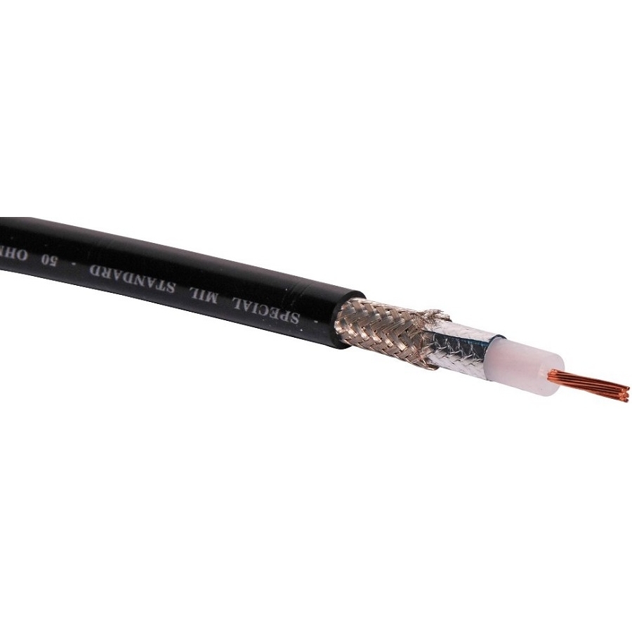 Bobina De Cable Condumex Coaxial Catv-59 Ccs Malla 60% Al 20 Awgr Carrete 500 Mts Negro