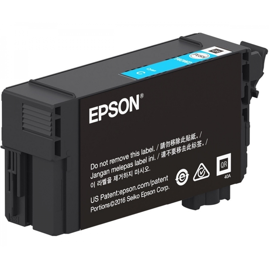 Cartucho Epson Modelo T40W Cyan, Para Plotter T3170 (50 Ml)