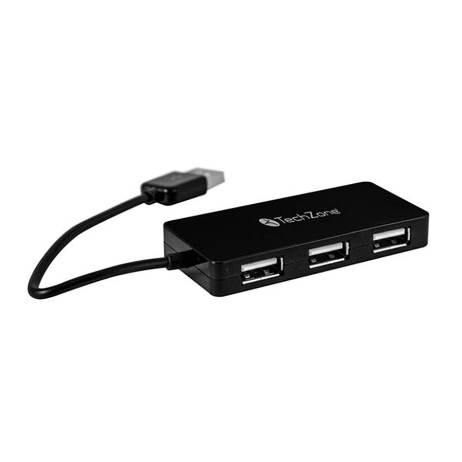 Hub Techzone Tz17Hub02 4 Puertos Usb 2.0