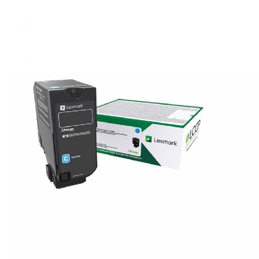 Toner Laser Lexmark / Color Cyan / Rendimiento Estandar / 74C4Sc0 / Hasta 7,000 Paginas / 5% De Cobertura / P/Modelos: Cs720De, Cx725Dhe, Cs725De