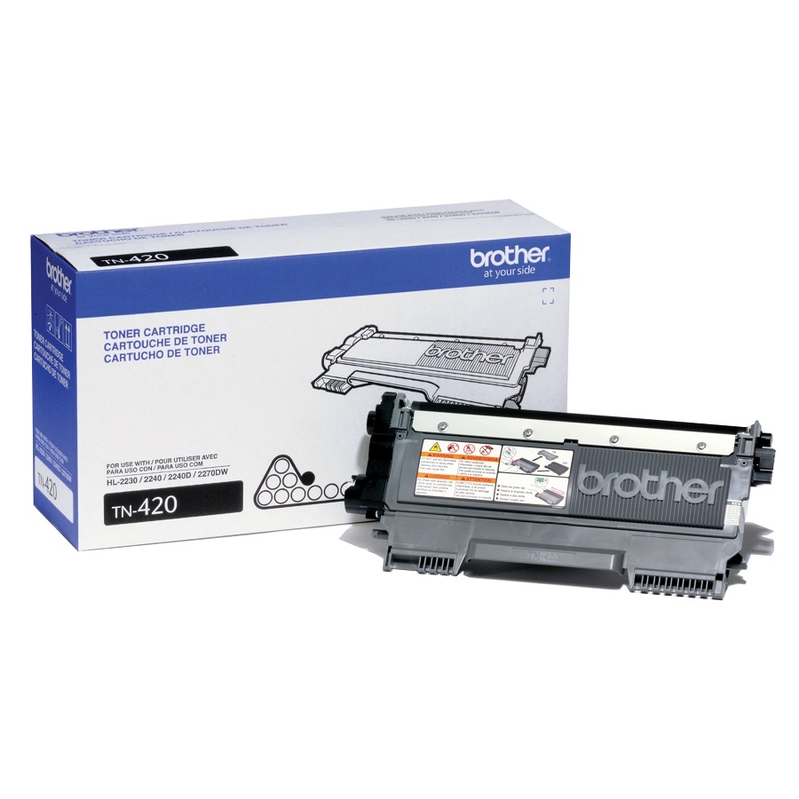 Toner Brother Negro Tn420 Rendimiento 1200 Pag. Aprox. Para Hl2240D / Hl2270Dw