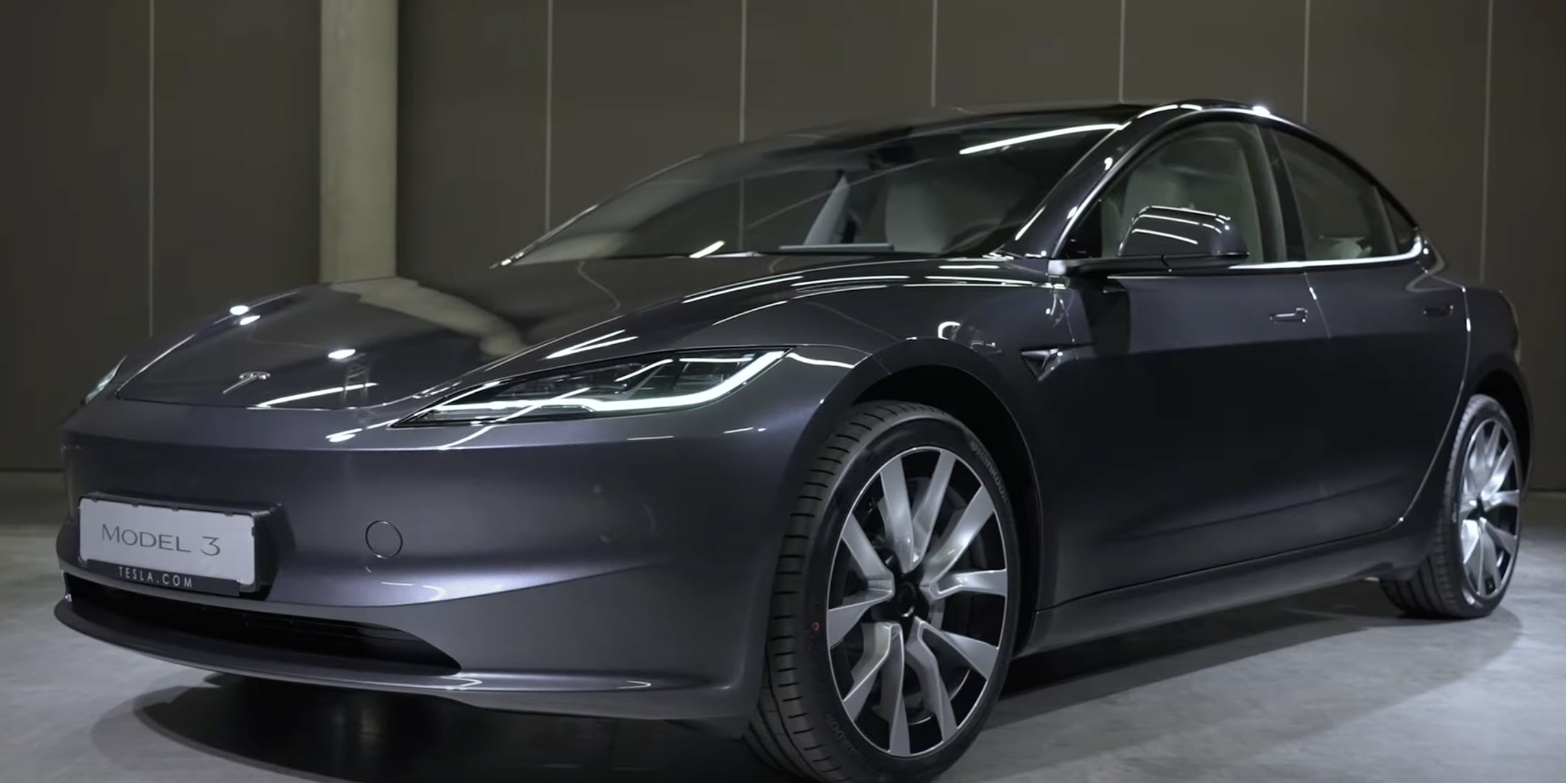 New tesla model 3 revealed with same price, more range and more luxury