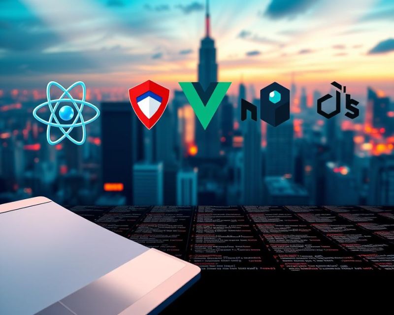 Top Javascript Frameworks For Web Application Development - Vintage Design Collection - Ultra HD Quality