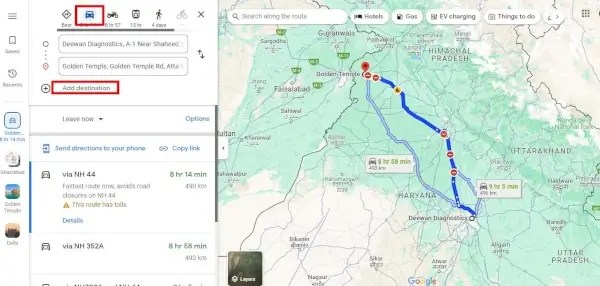 How To Plan A Route With Multiple Stops On Google Maps STEP5.
