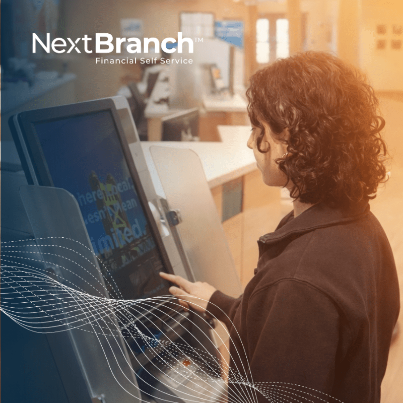 ATM machine in a bank branch illustrating ATM outsourcing for banks and credit unions