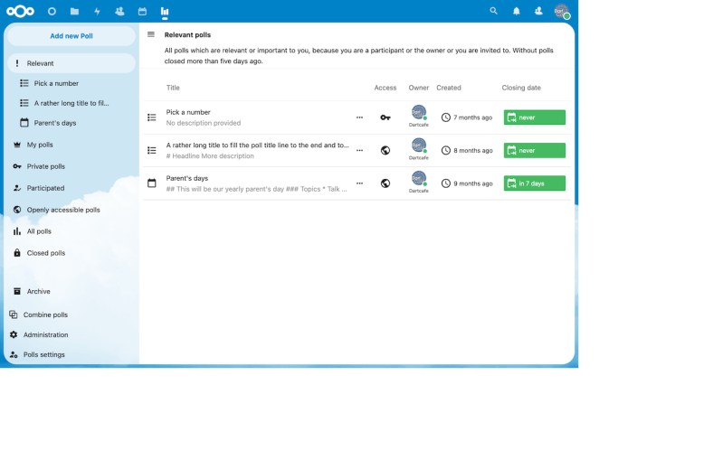 Github Nextcloud Polls Polls App For Nextcloud - Vintage Backgrounds - Incredible Desktop Collection