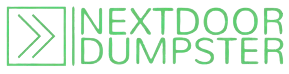nextdoor dumpster rental
