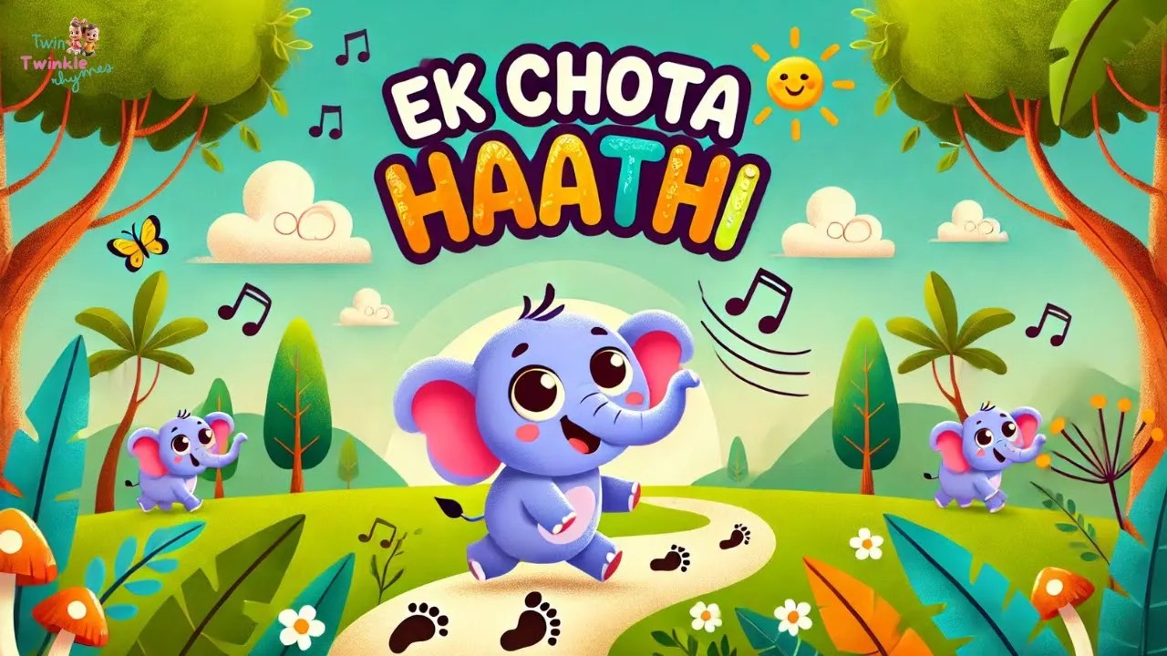 ek mota hathi ghumne chala twin twinkle rhymes