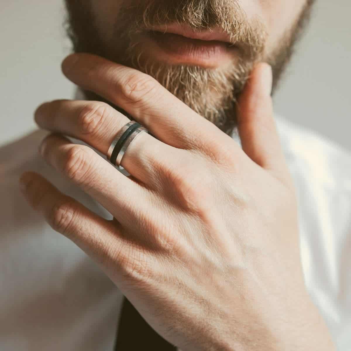 what rings mean on each finger - next level gents on wedding ring middle finger man