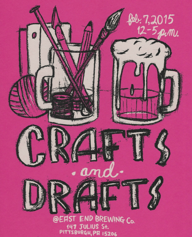 Buy local, drink local: Crafts & Drafts Valentine's Artist Market