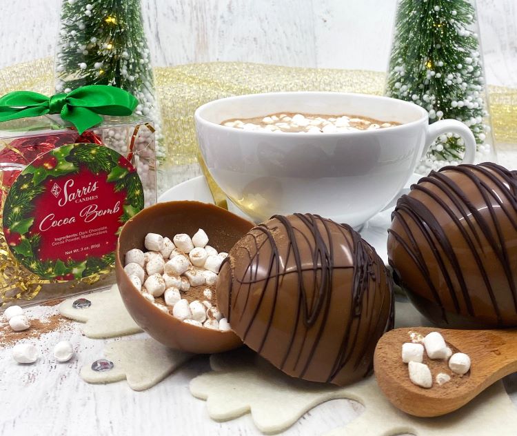 Hot chocolate bombs, the festive food fad of 2020, go viral in