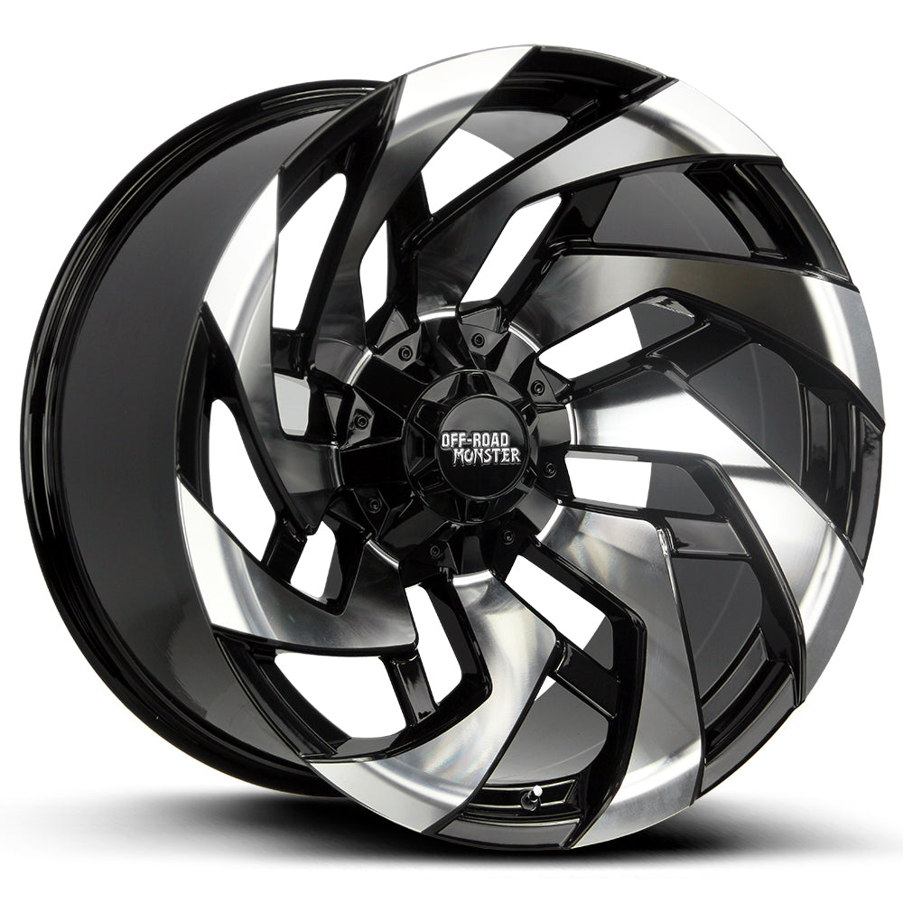 OFFROADMONSTERM24GLOSSBLACKMACHINEDANGLE