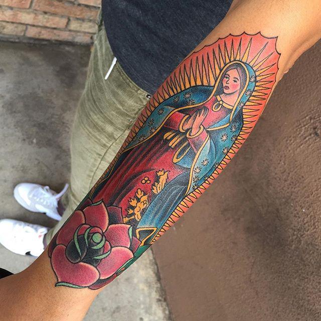 65 Tattoos Of The Virgin Mary - Nexttattoos 640_x_640_jpg