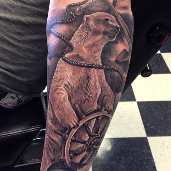 Polar Bear Tattoo Designs With Meanings - 15 Concepts - Nexttattoos 600_x_600_jpg