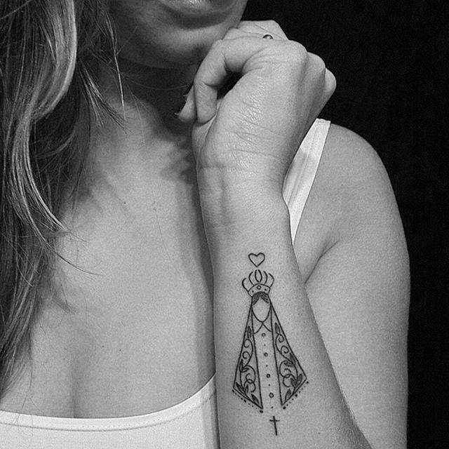 60 Tattoos Of Our Woman Aparecida For Individuals Who Have Religion And Hope - Nexttattoos 640_x_640_jpg