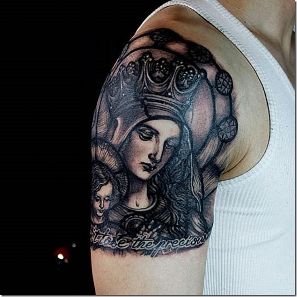 Tattoos Of The Virgin Mary - Nexttattoos 604_x_604_jpg