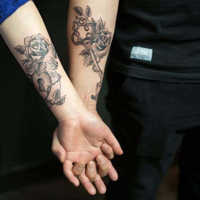 90 Tattoos For Couple And Boyfriends Nexttattoos