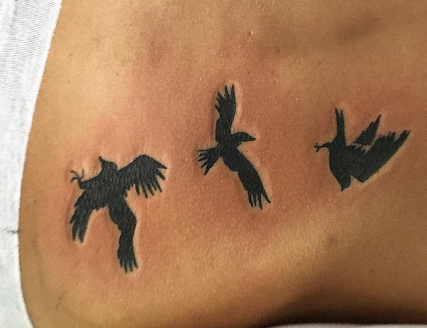 20 Very Lovely Raven Tattoos - Additionally Stands For Battle And Dying - Nexttattoos 460_x_600_jpg