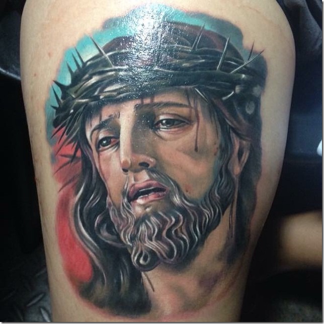 Venerate Jesus Christ Tattoo Designs - Nexttattoos 644_x_644_jpg