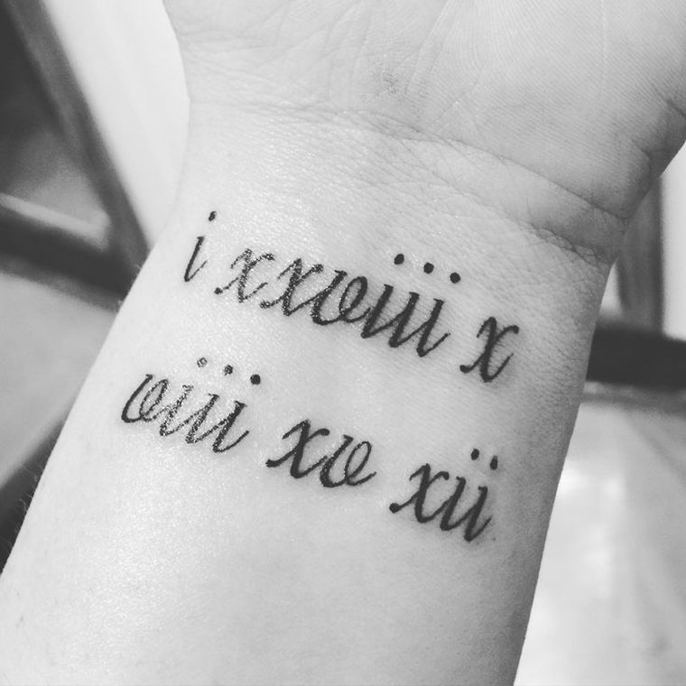 Roman Numeral Tattoo Which Means Conversion Concepts Nexttattoos