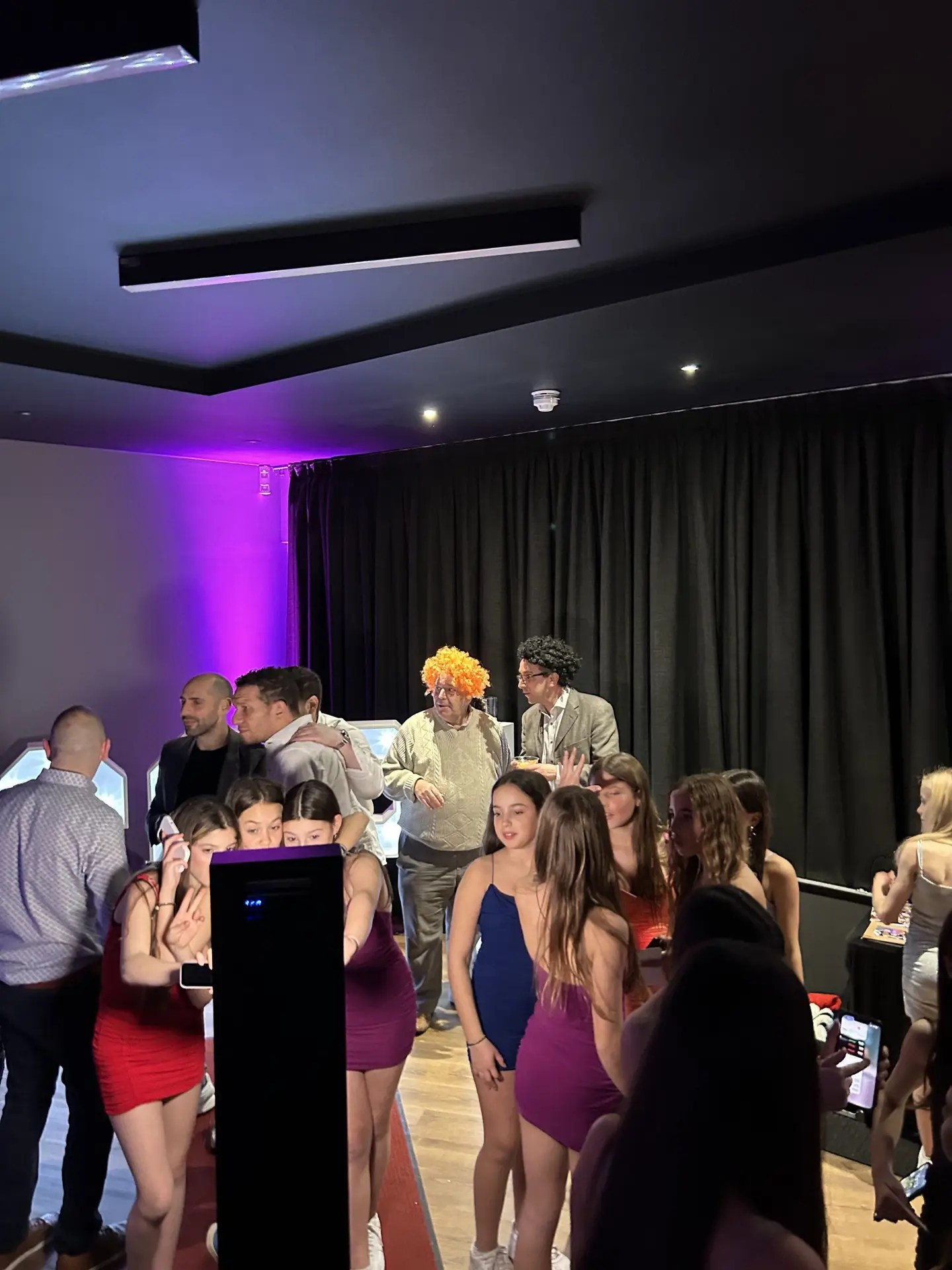 Image showcasing Nextwave Events & Hire's event equipment and services, including LED dancefloor hire, light-up numbers, light-up letters, staging, and special effects for weddings, birthdays, and events.
