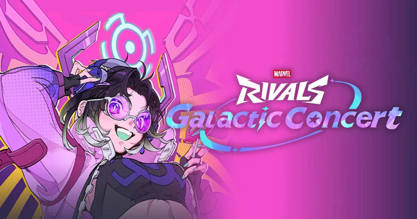 Galacta on the Marvel Rivals Galactic Concert Key Art.