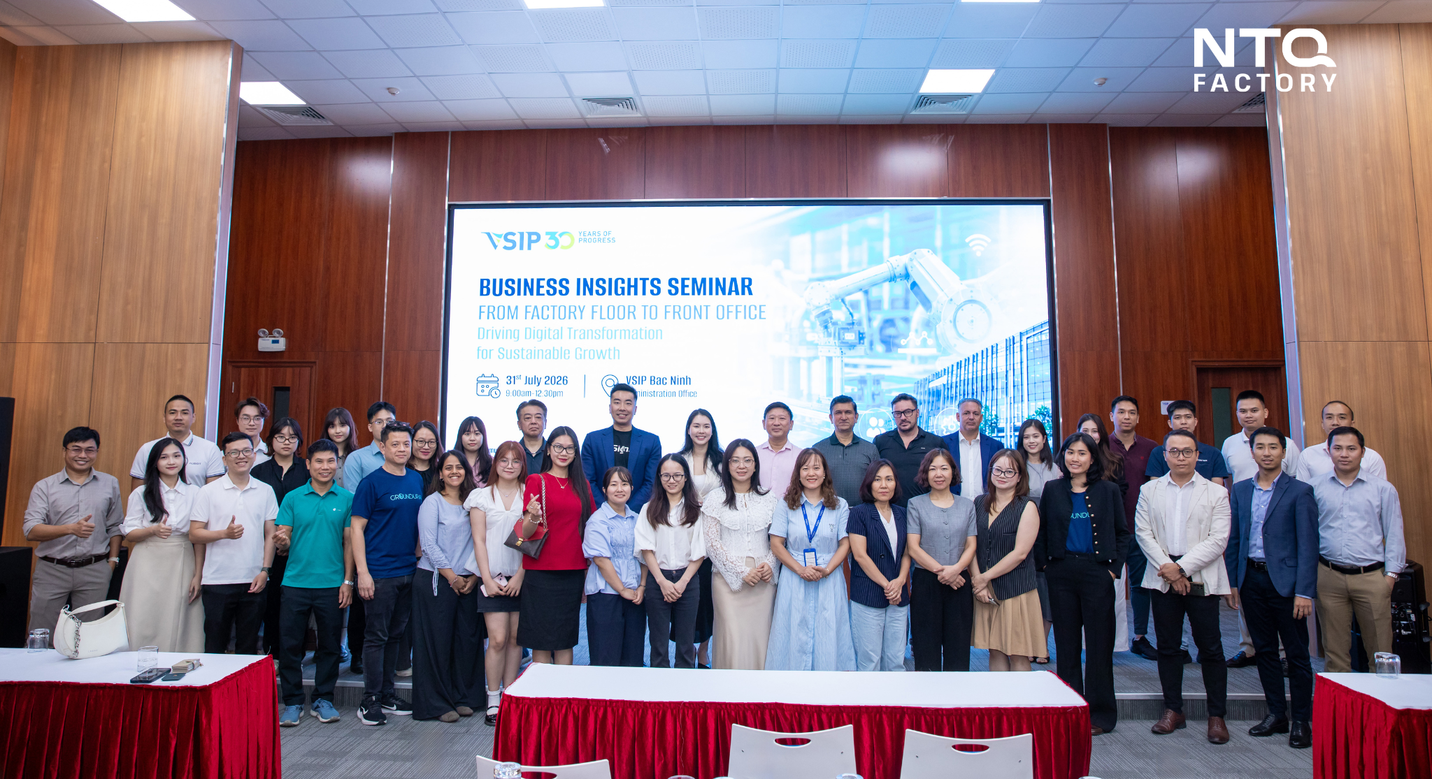VSIP Bắc Ninh Business Insights Seminar 2026: Từ Dữ Liệu Đến Quyết Định, Kiến Tạo Nền Tảng Cho Nhà Máy Thông Minh